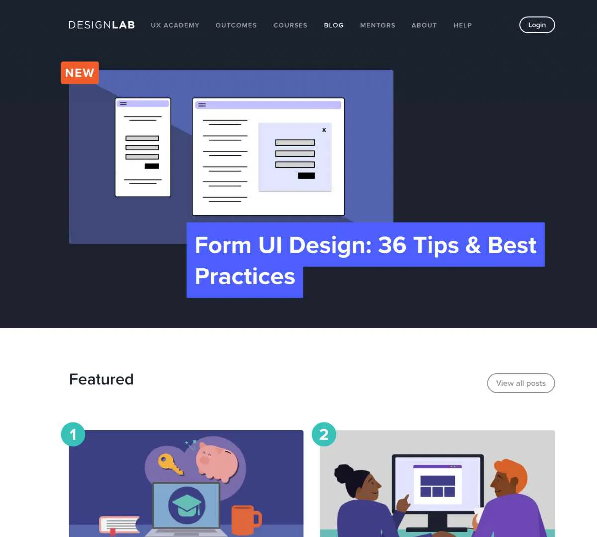 Blog UX hàng đầu - Designlab